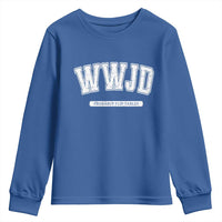 Funny Christian Youth Sweatshirt WWJD Probably Flip Tables - Wonder Print Shop
