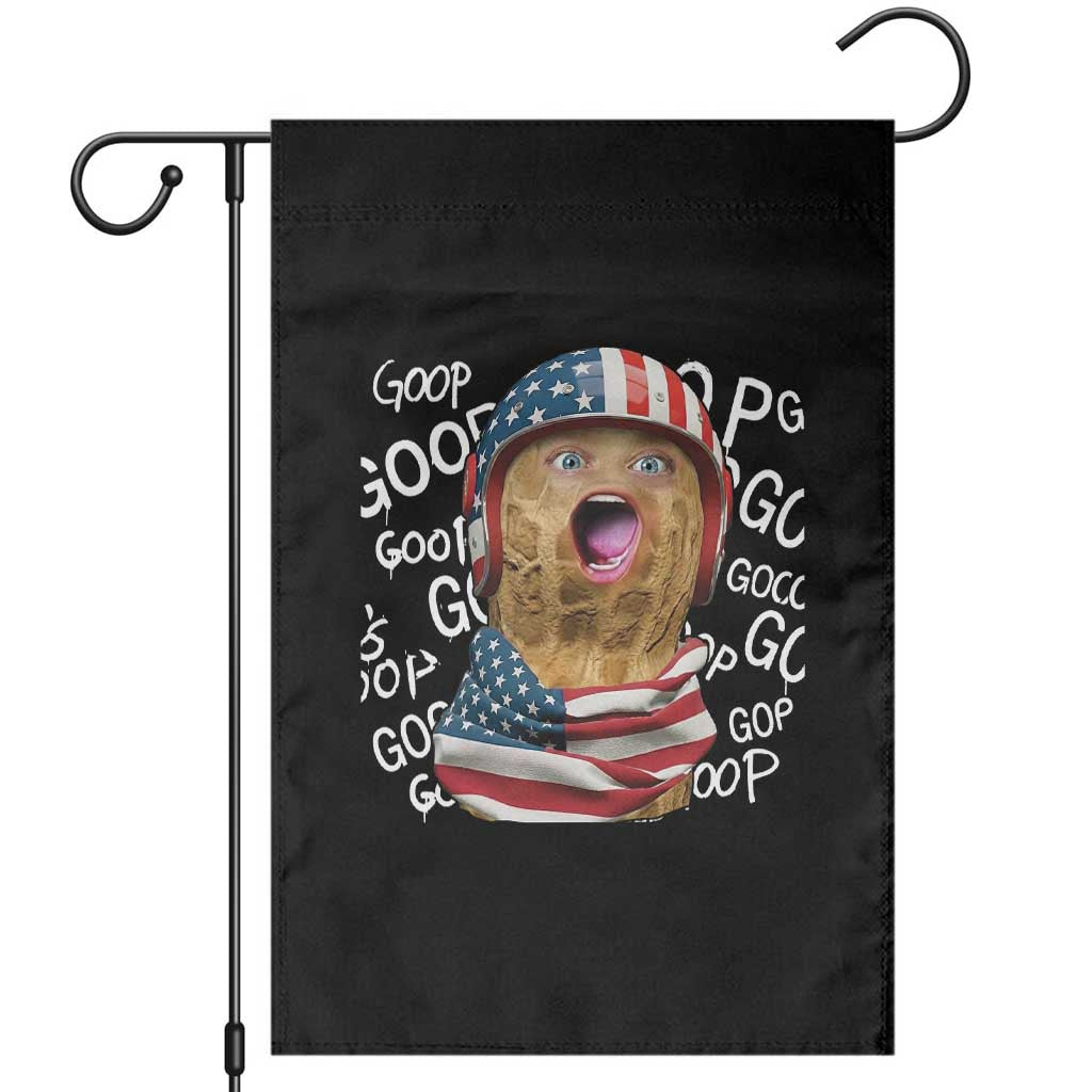 Burnt Peanut Goop Garden Flag Patriotic American Flag - Wonder Print Shop