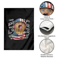 Burnt Peanut Goop Garden Flag Patriotic American Flag - Wonder Print Shop