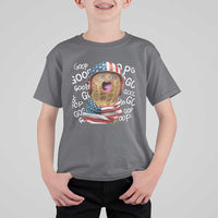 Burnt Peanut Goop T Shirt For Kid Patriotic American Flag - Wonder Print Shop