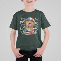 Burnt Peanut Goop T Shirt For Kid Patriotic American Flag - Wonder Print Shop