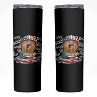 Burnt Peanut Goop Skinny Tumbler Patriotic American Flag - Wonder Print Shop