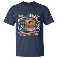 Burnt Peanut Goop T Shirt Patriotic American Flag - Wonder Print Shop