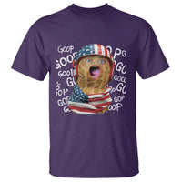 Burnt Peanut Goop T Shirt Patriotic American Flag - Wonder Print Shop