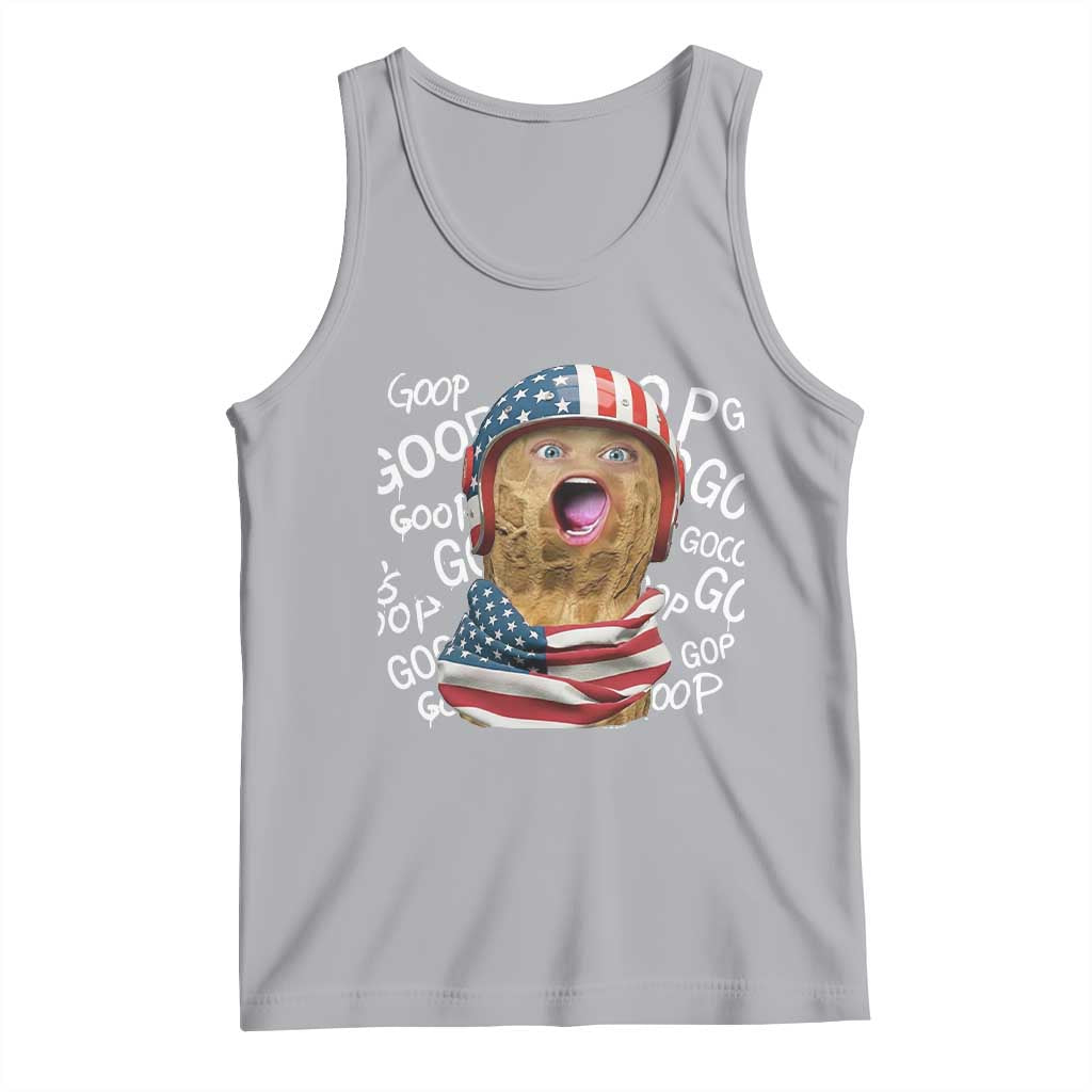 Burnt Peanut Goop Tank Top Patriotic American Flag - Wonder Print Shop