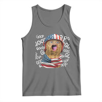 Burnt Peanut Goop Tank Top Patriotic American Flag - Wonder Print Shop