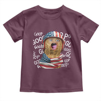 Burnt Peanut Goop Toddler T Shirt Patriotic American Flag - Wonder Print Shop