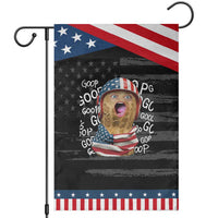 Burnt Peanut Goop Garden Flag Patriotic American Flag