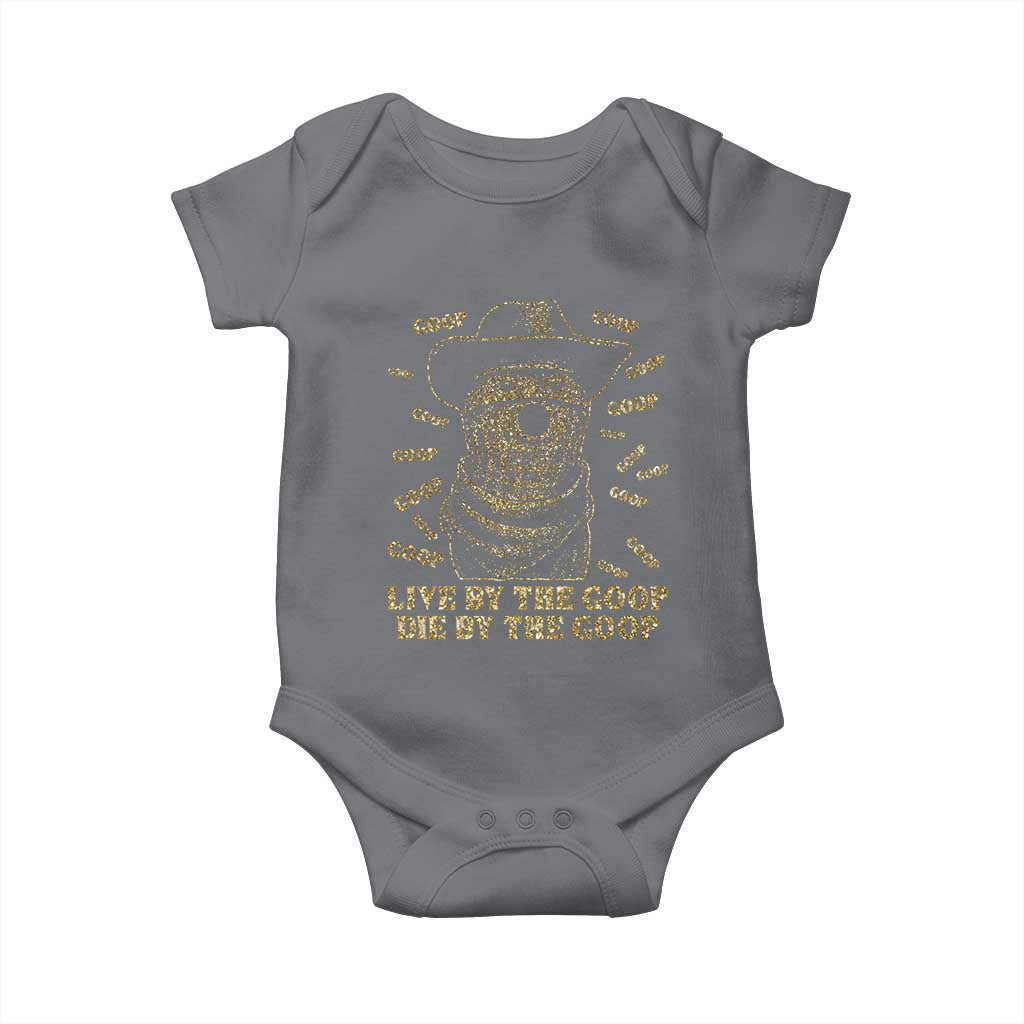 Funny Burnt Peanut Baby Onesie Live by The Goop Die by The Goop - Wonder Print Shop