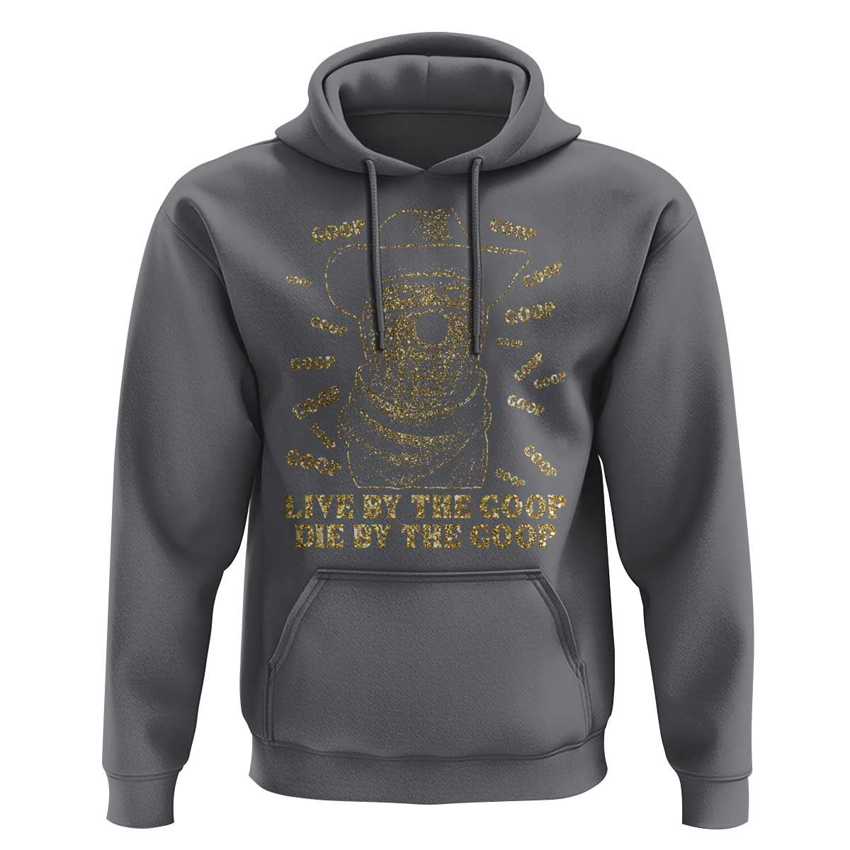 Funny Burnt Peanut Hoodie Live by The Goop Die by The Goop - Wonder Print Shop