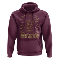 Funny Burnt Peanut Hoodie Live by The Goop Die by The Goop - Wonder Print Shop