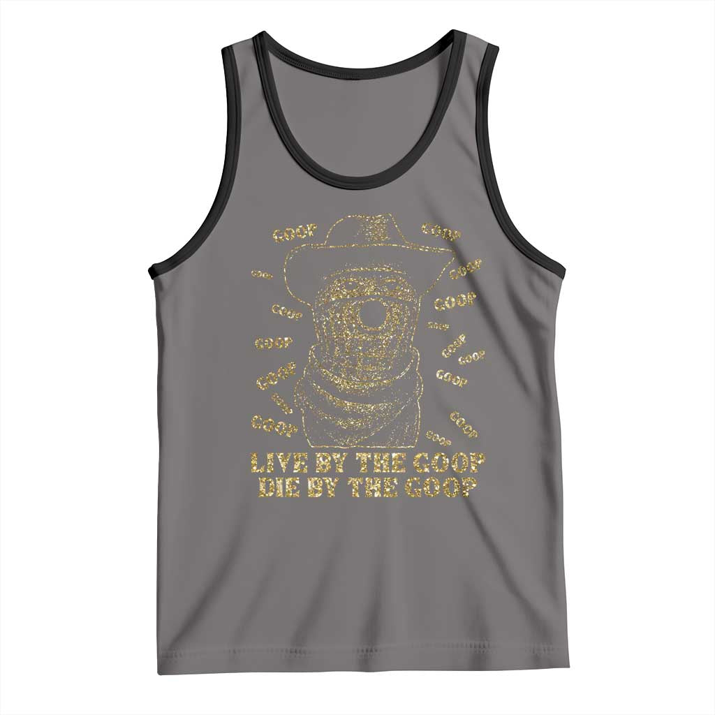 Funny Burnt Peanut Tank Top Live by The Goop Die by The Goop - Wonder Print Shop