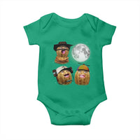 Funny Burnt Peanut Howling at the Moon Baby Onesie - Wonder Print Shop