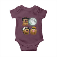 Funny Burnt Peanut Howling at the Moon Baby Onesie - Wonder Print Shop