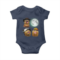 Funny Burnt Peanut Howling at the Moon Baby Onesie - Wonder Print Shop