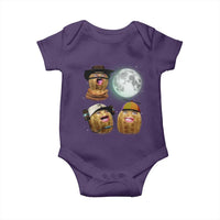 Funny Burnt Peanut Howling at the Moon Baby Onesie - Wonder Print Shop