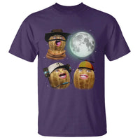 Funny Burnt Peanut Howling at the Moon T Shirt - Wonder Print Shop