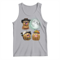 Funny Burnt Peanut Howling at the Moon Tank Top - Wonder Print Shop