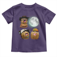 Funny Burnt Peanut Howling at the Moon Toddler T Shirt - Wonder Print Shop