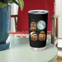 Funny Burnt Peanut Howling at the Moon Tumbler Cup - Wonder Print Shop