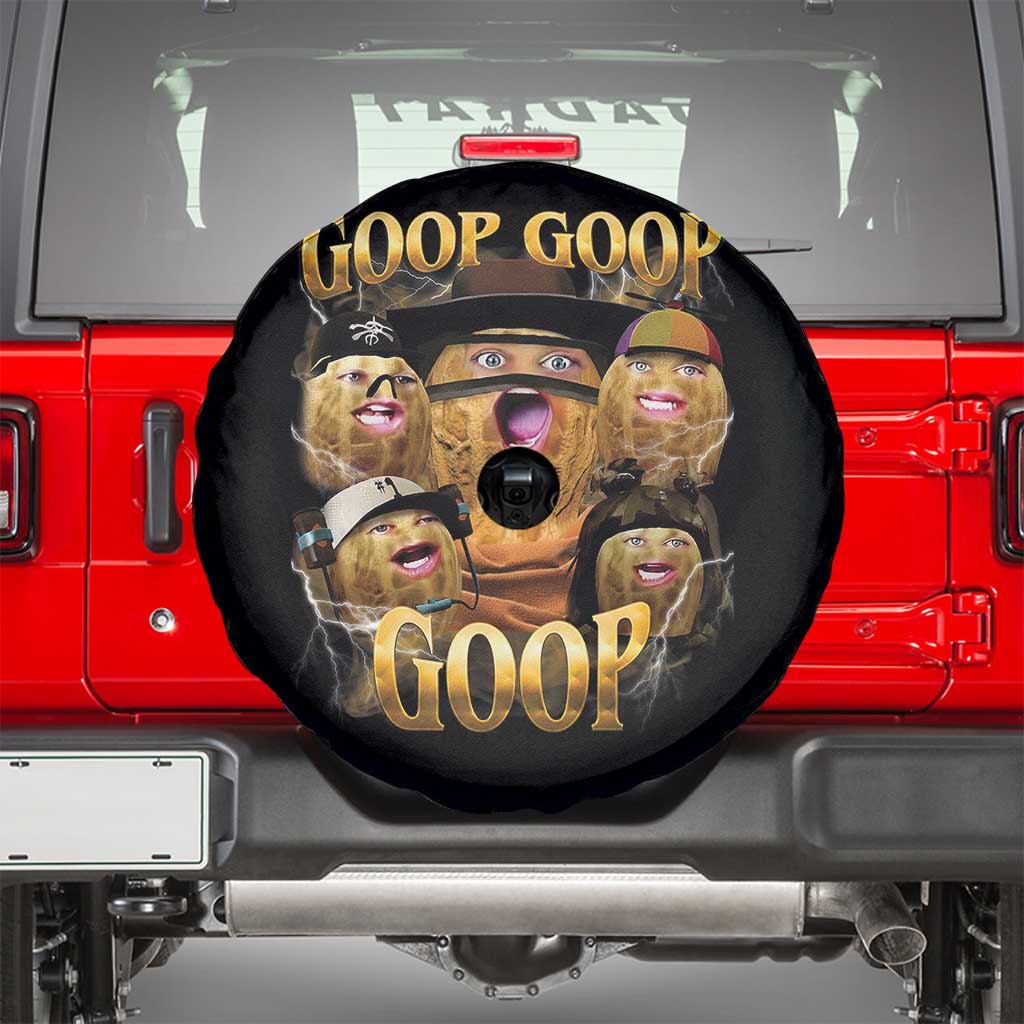 Funny Burnt Peanut Goop Spare Tire Cover Bungulato 90s Bootleg - Wonder Print Shop