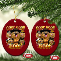 Funny Burnt Peanut Goop Ceramic Ornament Bungulato 90s Bootleg - Wonder Print Shop