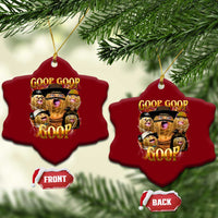Funny Burnt Peanut Goop Ceramic Ornament Bungulato 90s Bootleg - Wonder Print Shop