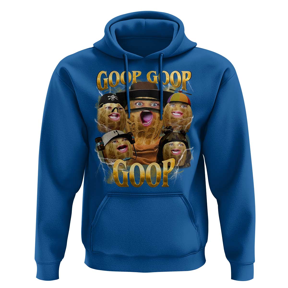 Funny Burnt Peanut Goop Hoodie Bungulato 90s Bootleg - Wonder Print Shop