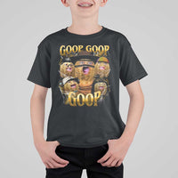 Funny Burnt Peanut Goop T Shirt For Kid Bungulato 90s Bootleg - Wonder Print Shop