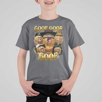 Funny Burnt Peanut Goop T Shirt For Kid Bungulato 90s Bootleg - Wonder Print Shop