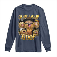 Funny Burnt Peanut Goop Long Sleeve Shirt Bungulato 90s Bootleg - Wonder Print Shop