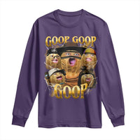 Funny Burnt Peanut Goop Long Sleeve Shirt Bungulato 90s Bootleg - Wonder Print Shop