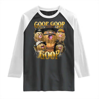 Funny Burnt Peanut Goop Raglan Shirt Bungulato 90s Bootleg - Wonder Print Shop