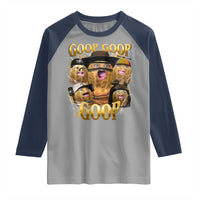 Funny Burnt Peanut Goop Raglan Shirt Bungulato 90s Bootleg - Wonder Print Shop