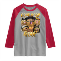 Funny Burnt Peanut Goop Raglan Shirt Bungulato 90s Bootleg - Wonder Print Shop
