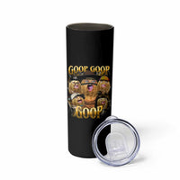 Funny Burnt Peanut Goop Skinny Tumbler Bungulato 90s Bootleg - Wonder Print Shop
