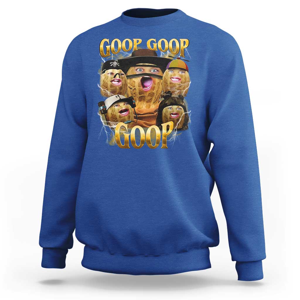 Funny Burnt Peanut Goop Sweatshirt Bungulato 90s Bootleg - Wonder Print Shop