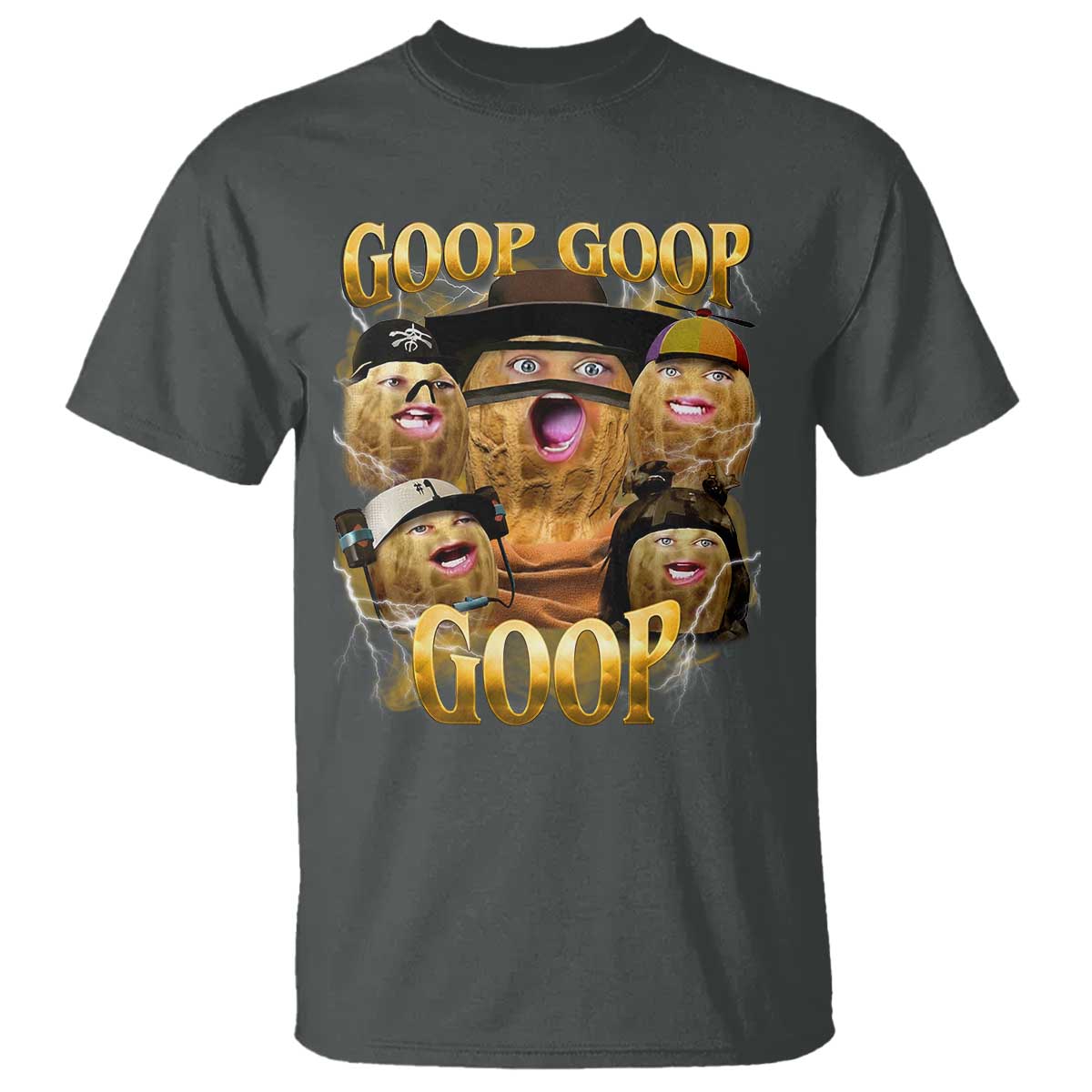 Funny Burnt Peanut Goop T Shirt Bungulato 90s Bootleg - Wonder Print Shop