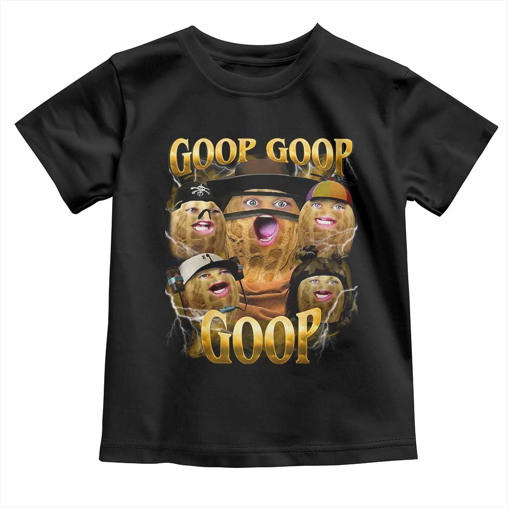 Funny Burnt Peanut Goop Toddler T Shirt Bungulato 90s Bootleg - Wonder Print Shop