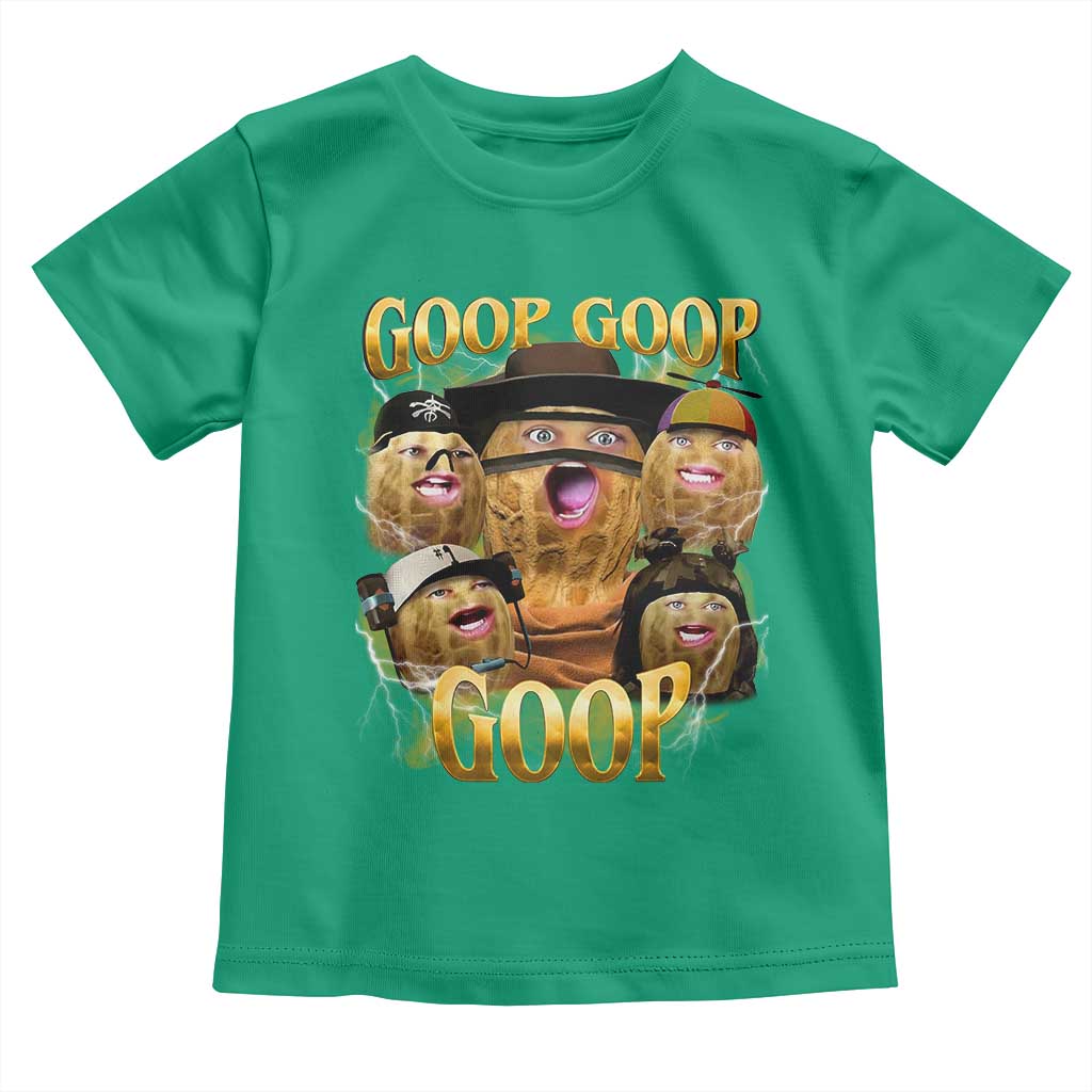 Funny Burnt Peanut Goop Toddler T Shirt Bungulato 90s Bootleg - Wonder Print Shop