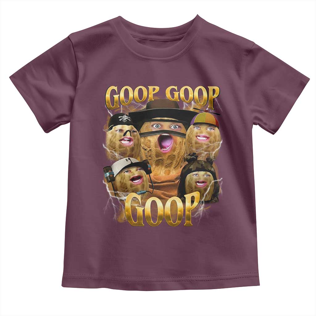 Funny Burnt Peanut Goop Toddler T Shirt Bungulato 90s Bootleg - Wonder Print Shop