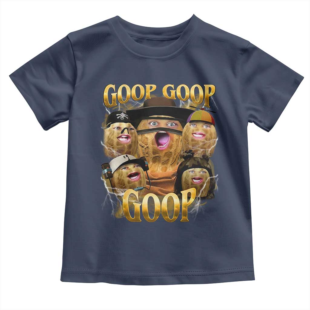 Funny Burnt Peanut Goop Toddler T Shirt Bungulato 90s Bootleg - Wonder Print Shop