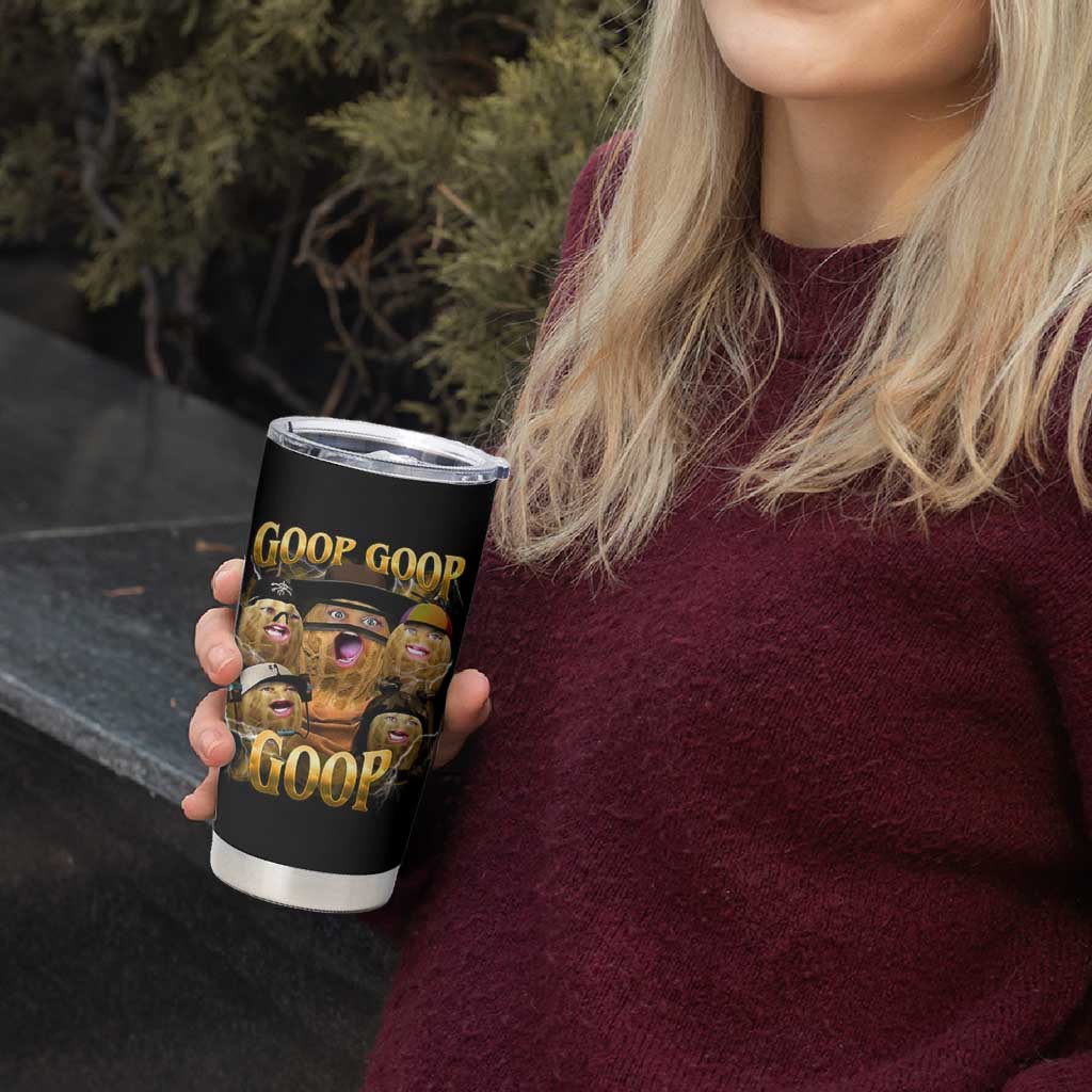 Funny Burnt Peanut Goop Tumbler Cup Bungulato 90s Bootleg - Wonder Print Shop