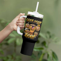 Funny Burnt Peanut Goop Tumbler With Handle Bungulato 90s Bootleg - Wonder Print Shop