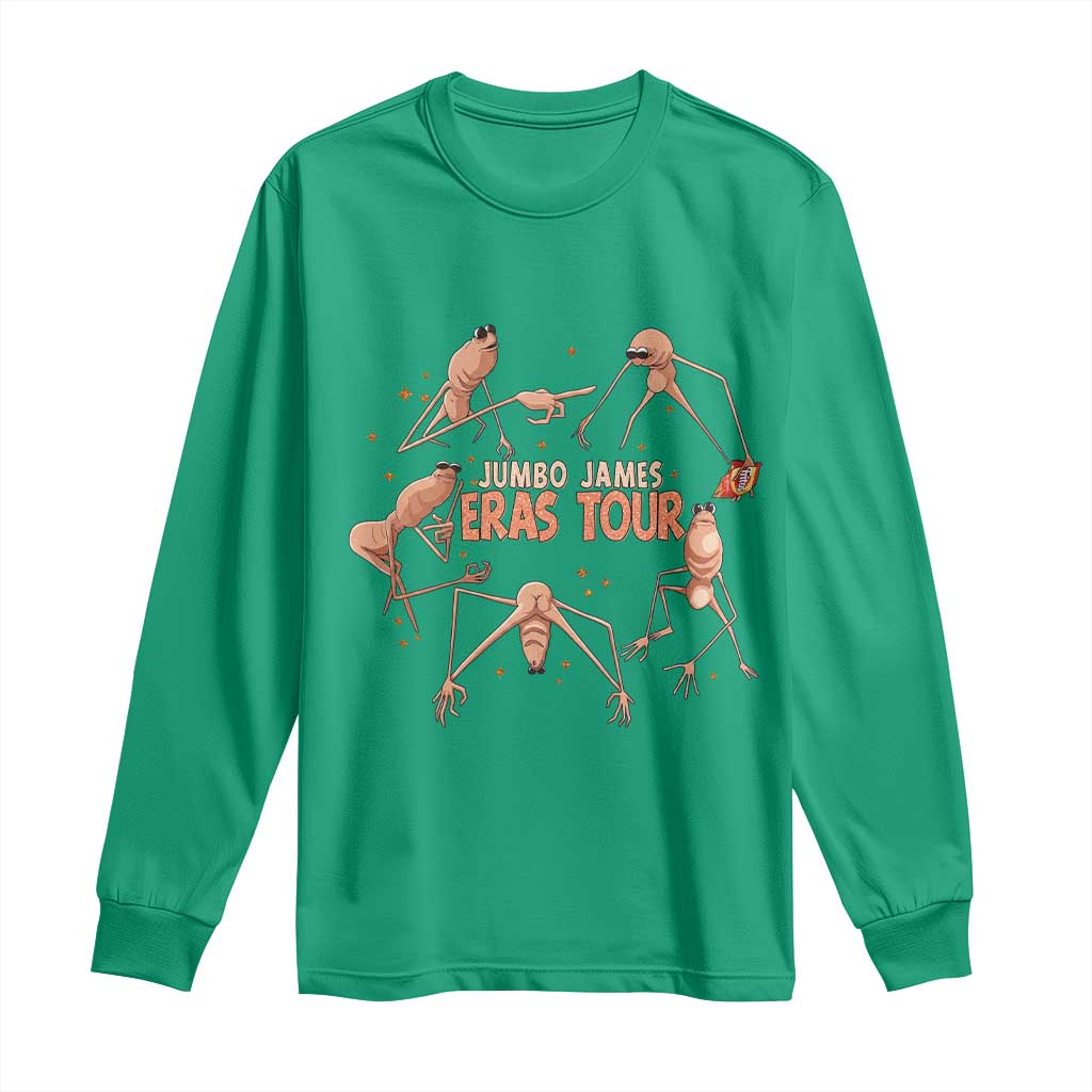 Marcus The Worm Meme Long Sleeve Shirt Jumbo James Eras Tour - Wonder Print Shop