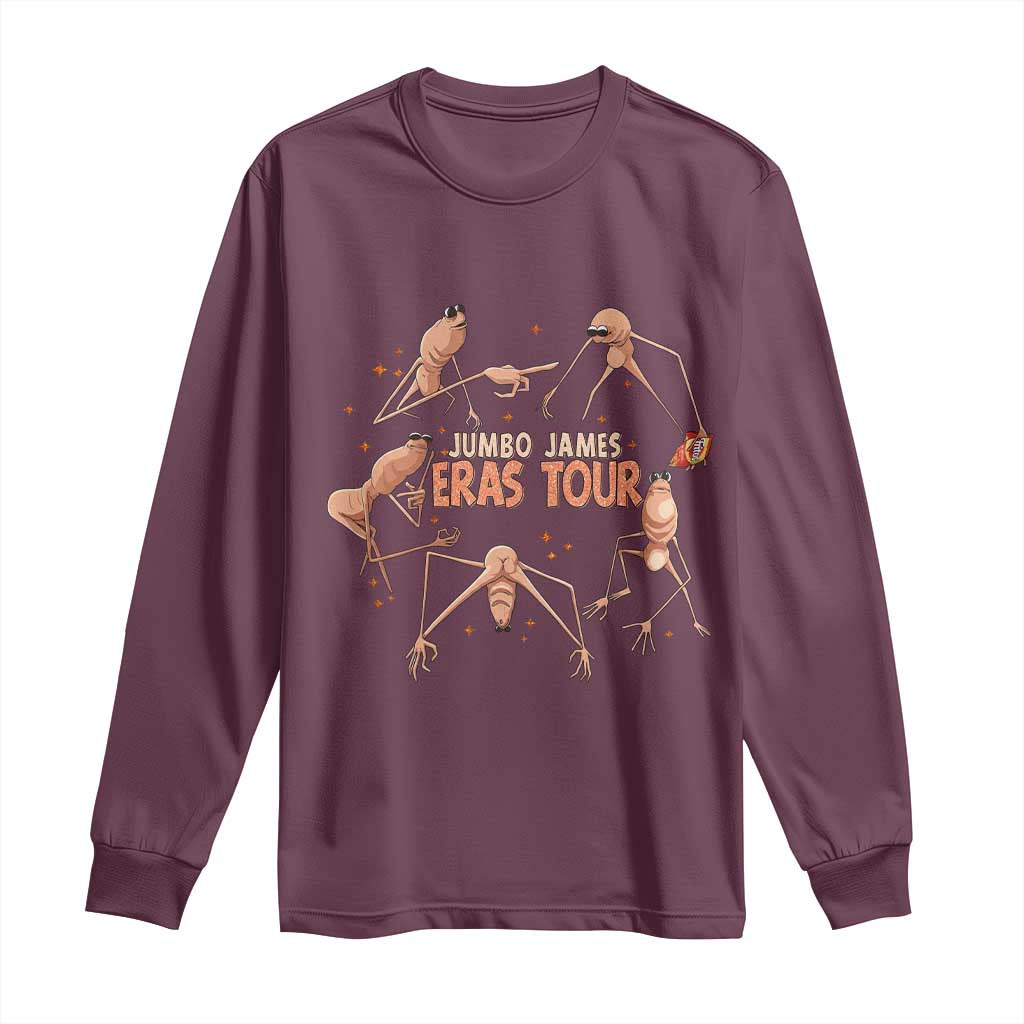 Marcus The Worm Meme Long Sleeve Shirt Jumbo James Eras Tour - Wonder Print Shop