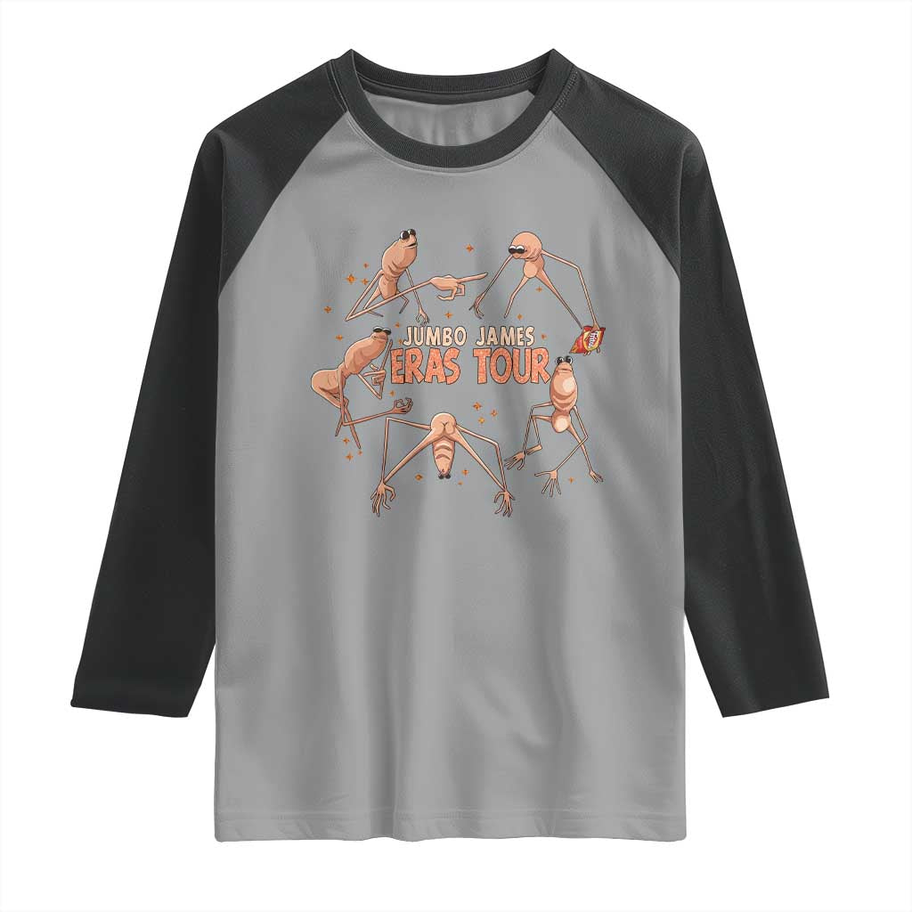 Marcus The Worm Meme Raglan Shirt Jumbo James Eras Tour - Wonder Print Shop