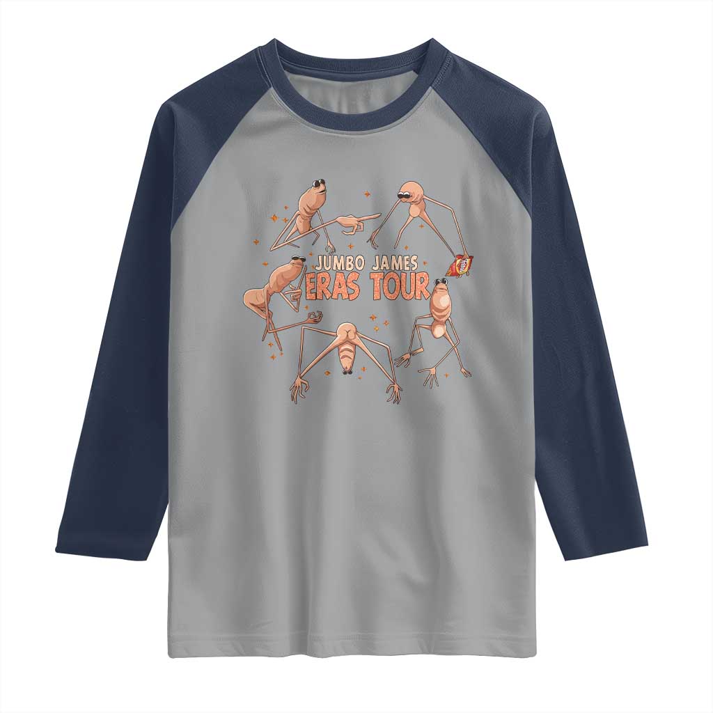 Marcus The Worm Meme Raglan Shirt Jumbo James Eras Tour - Wonder Print Shop