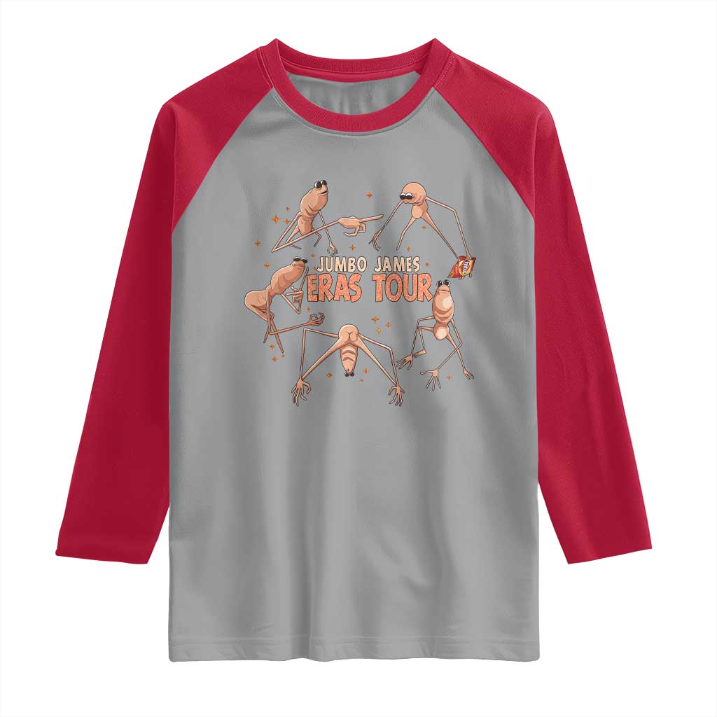 Marcus The Worm Meme Raglan Shirt Jumbo James Eras Tour - Wonder Print Shop