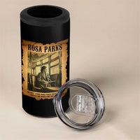 Rosa Parks Quote 4 in 1 Can Cooler Tumbler Black Movement Protest - Wonder Print Shop